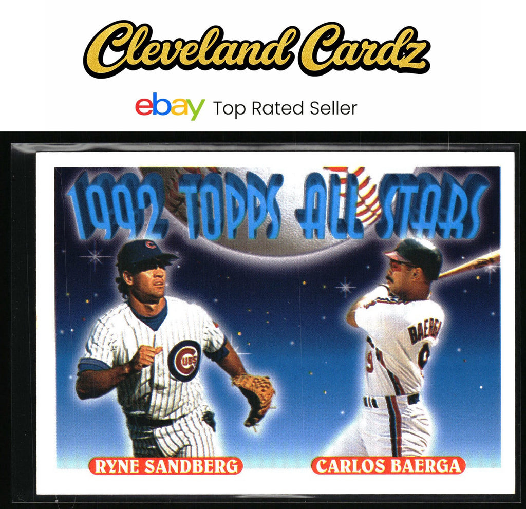 1993 Topps #402 Ryne Sandberg / Carlos Baerga