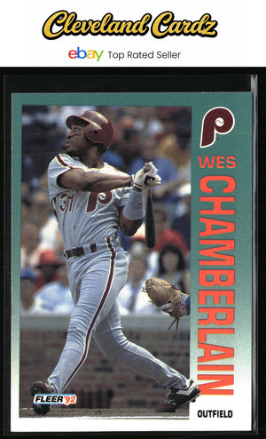 1992 Fleer #524 Wes Chamberlain