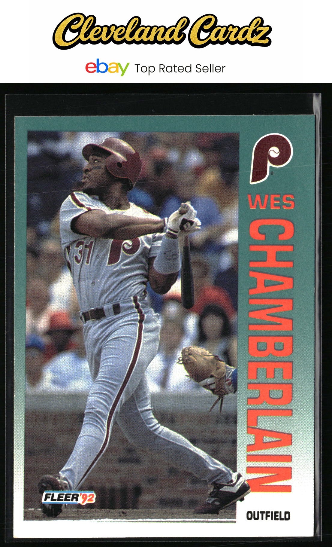 1992 Fleer #524 Wes Chamberlain