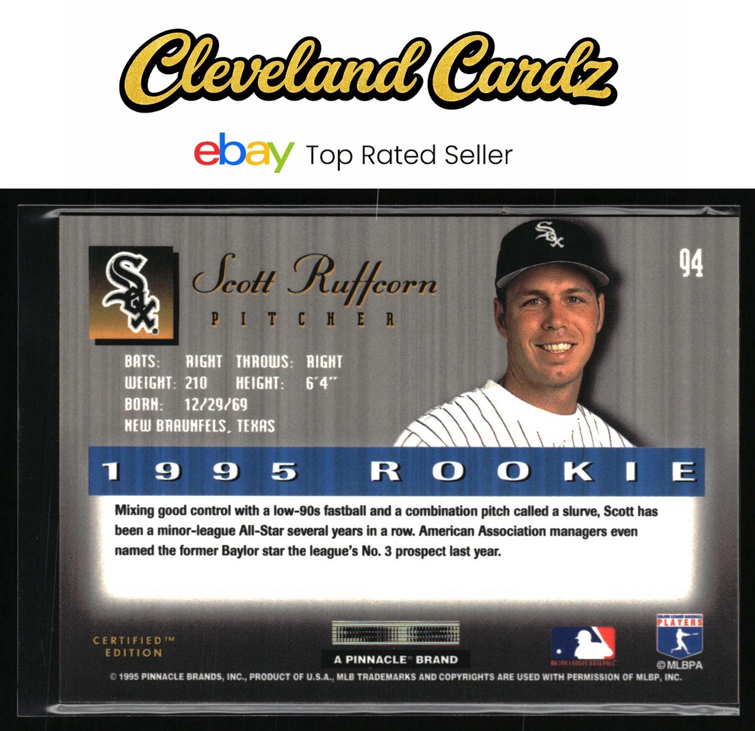 1995 Select Certified #94 Scott Ruffcorn