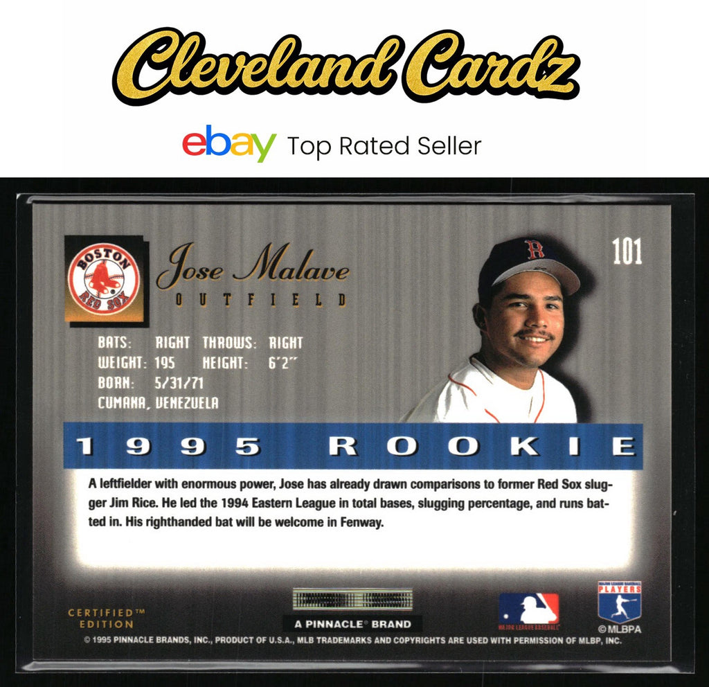 1995 Select Certified #101 Jose Malave