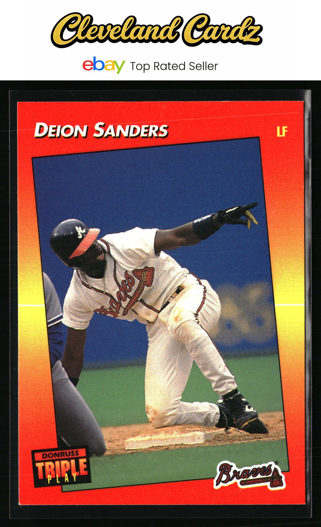 1992 Triple Play #186 Deion Sanders