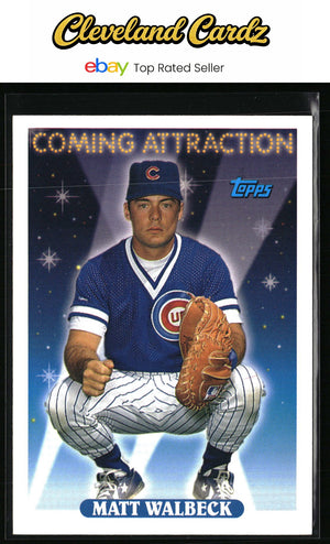 1993 Topps #812 Matt Walbeck RC