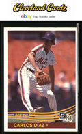 1984 Donruss #600 Carlos Diaz