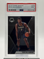 2019 Panini Mosaic #209 Zion Williamson RC PSA 9