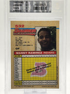1992 Bowman #532 Manny Ramirez Rookie Card BGS 8.5