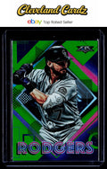 2020 Topps Fire #178 Brendan Rodgers Green #/199