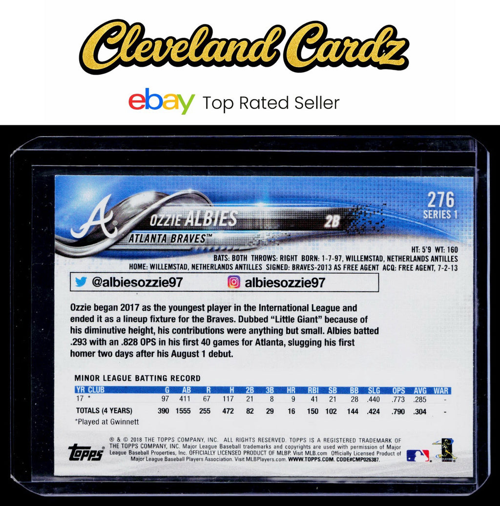 2018 Topps Atlanta Braves #AB-6 Ozzie Albies RC