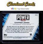 2020 Stadium Club #PZ-6 Chipper Jones Power Zone