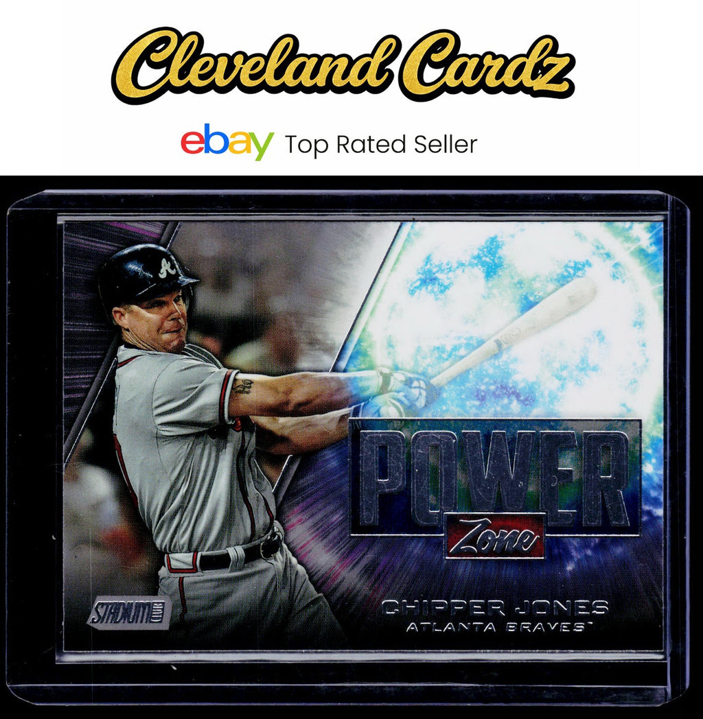 2020 Stadium Club #PZ-6 Chipper Jones Power Zone