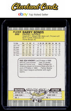 1989 Fleer #202 Barry Bonds
