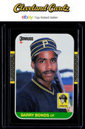 1987 Donruss #361 Barry Bonds Rookie Card