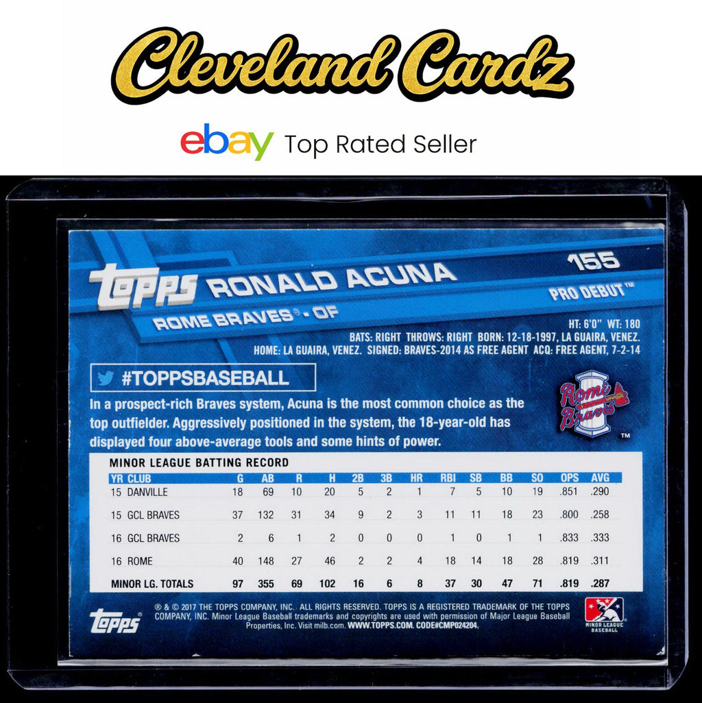2017 Topps Pro Debut #155 Ronald Acuna