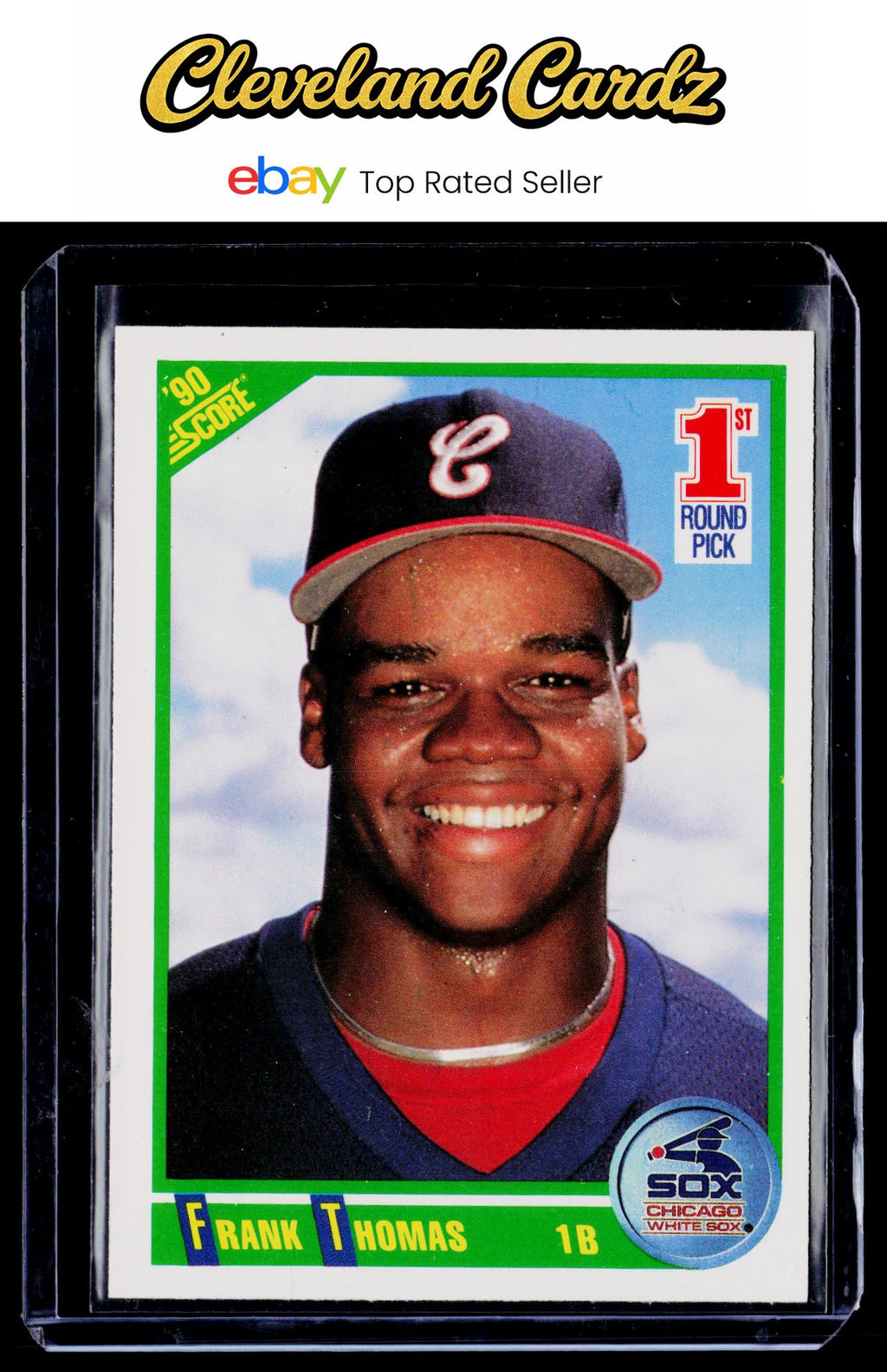 1990 Score #663 Frank Thomas Rookie Card