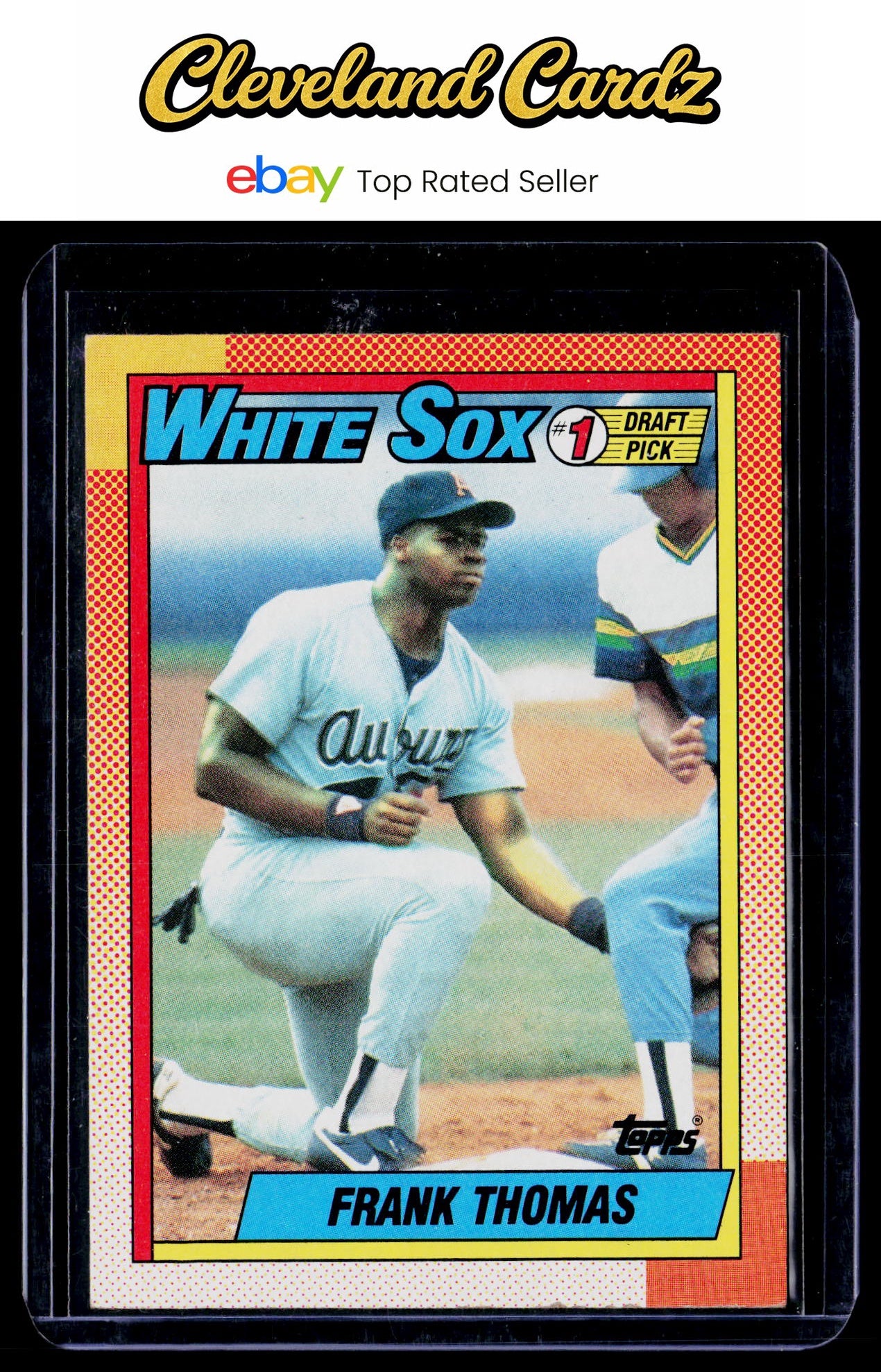 1990 Topps #414b Frank Thomas Rookie Card