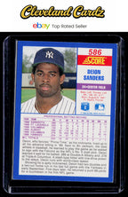 1990 Score #586 Deion Sanders  Rookie Card