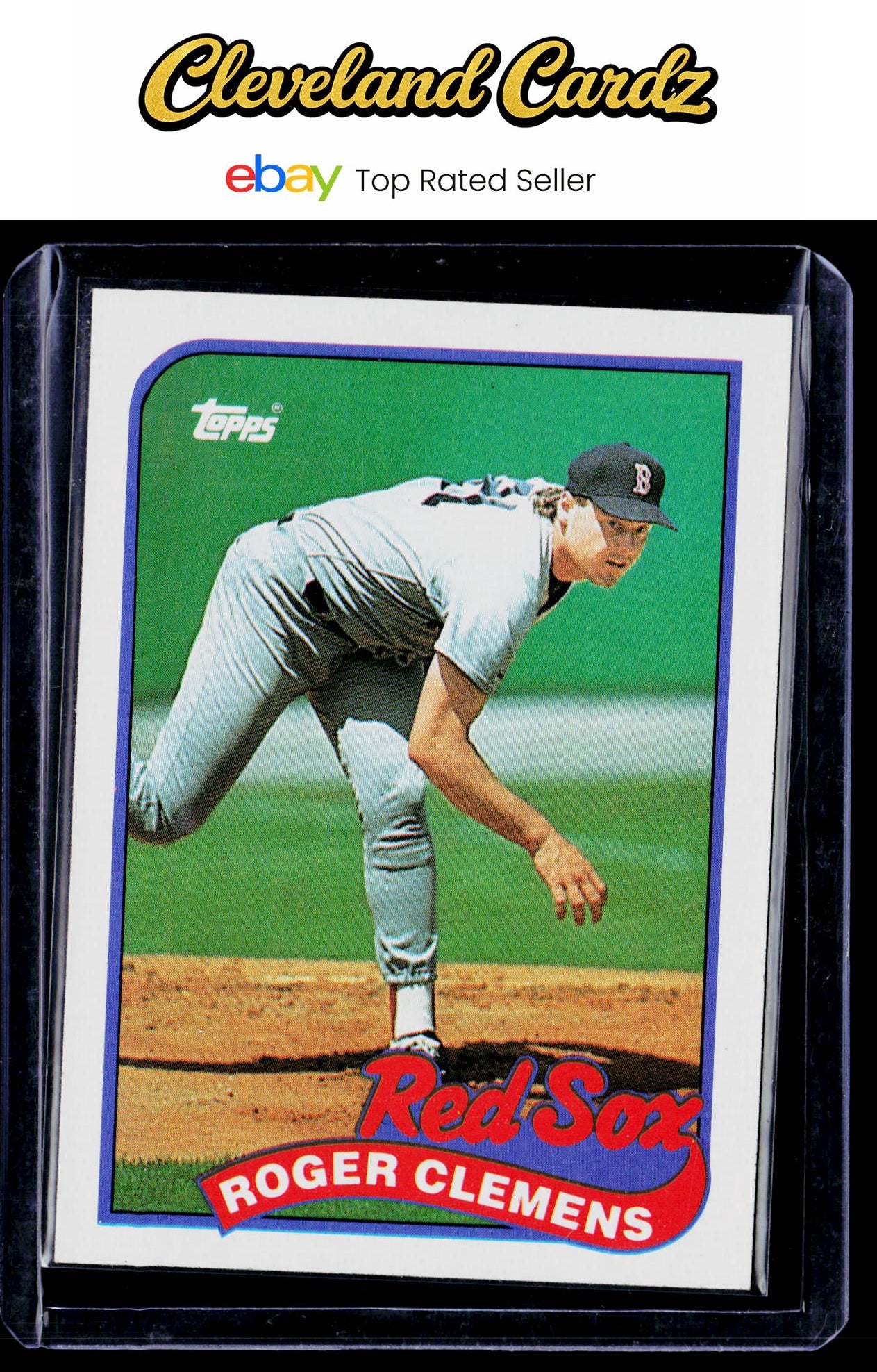 1989 Topps #450 Roger Clemens
