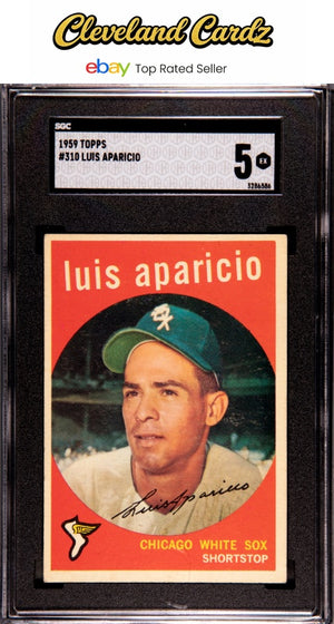 1959 Topps #310 Luis Aparicio SGC 5 HOF