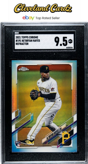 2021 Topps Chrome #191 Ke'Bryan Hayes Ref. SGC 9.5