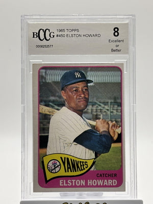 1965 Topps #450 Elston Howard BCCG 8