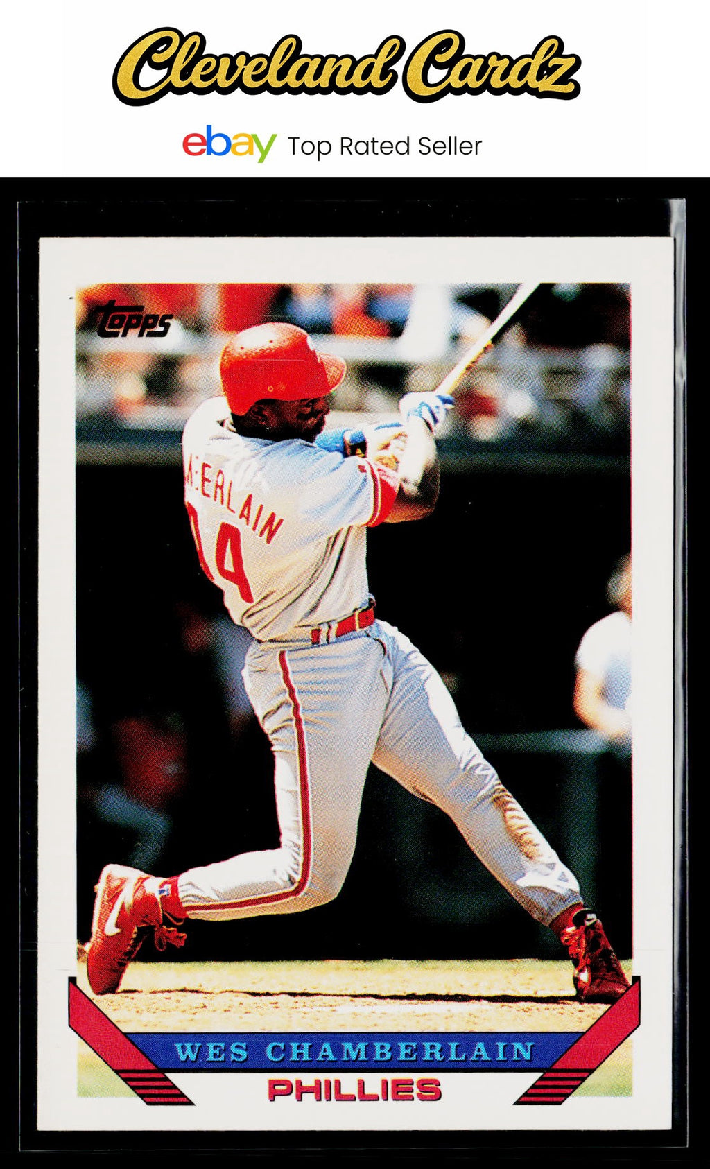 1993 Topps #154 Wes Chamberlain