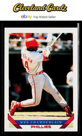 1993 Topps #154 Wes Chamberlain