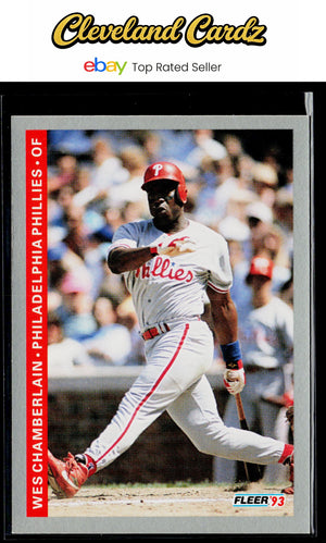 1993 Fleer #99 Wes Chamberlain