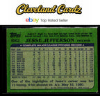 1982 Topps #682 Jesse Jefferson