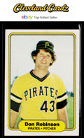 1982 Fleer #495 Don Robinson