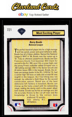 1992 Upper Deck #721 Barry Bonds