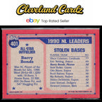 1991 Topps #401 Barry Bonds