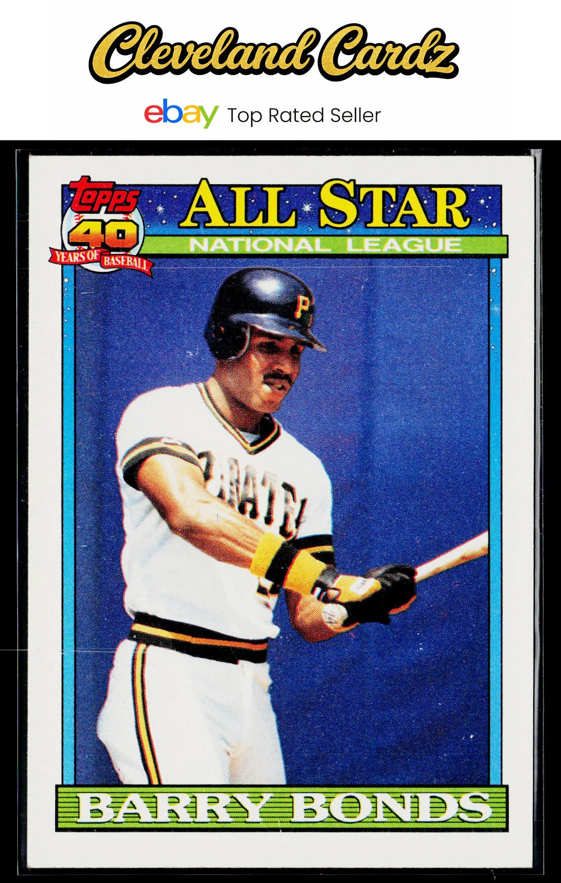 1991 Topps #401 Barry Bonds