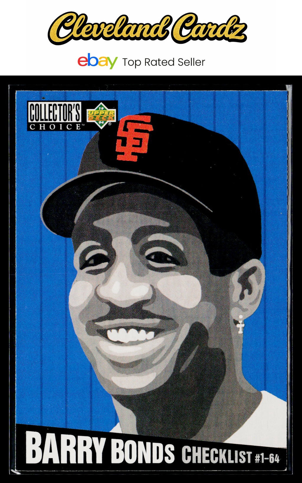 1994 Collector's Choice #316 Barry Bonds