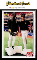 1992 Upper Deck #711 Diamond Skills Checklist (Barry Bonds / Andy Van Slyke)