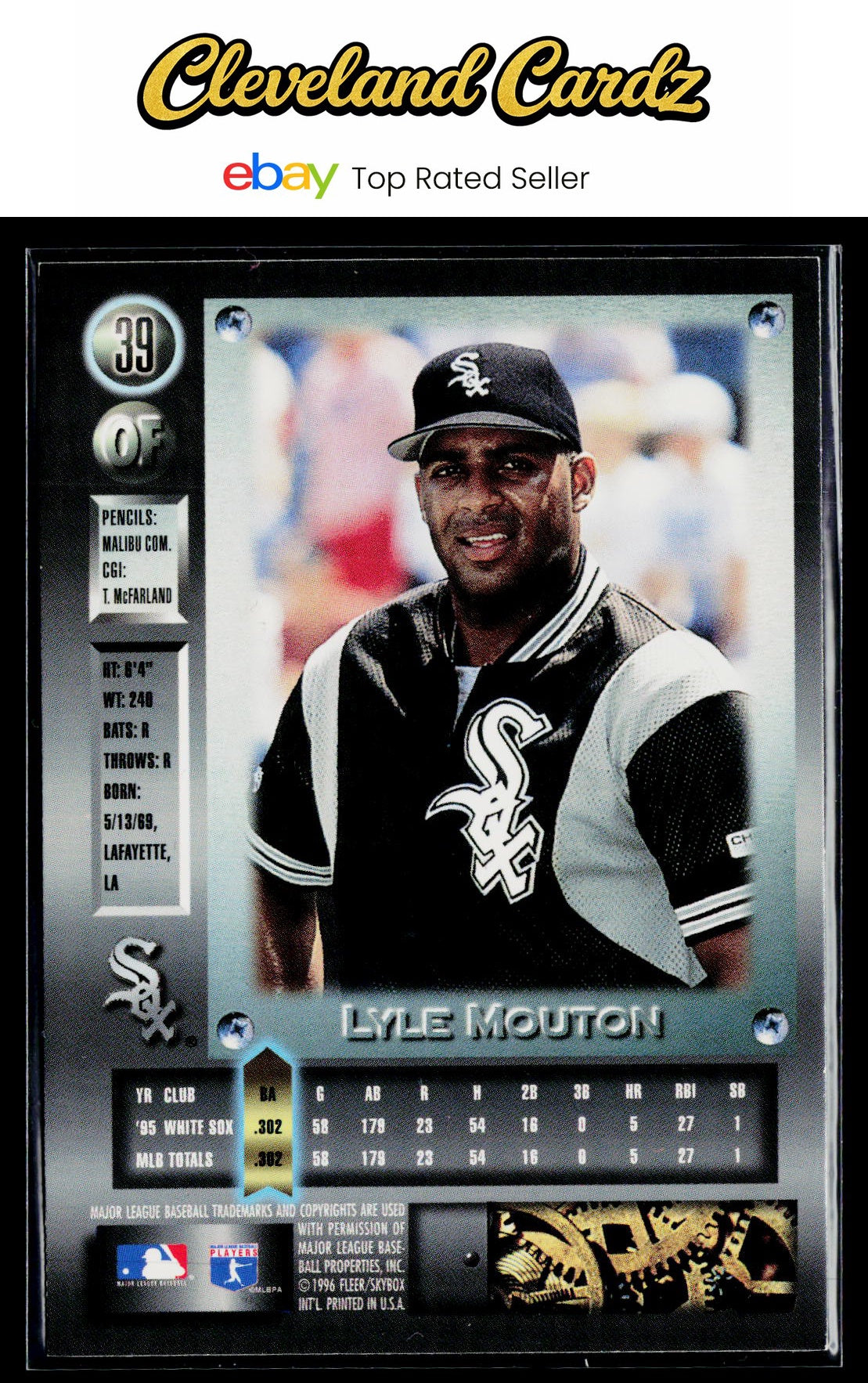 1996 Metal Universe #39 Lyle Mouton