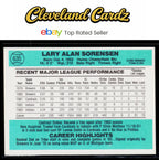 1984 Donruss #635 Lary Sorensen