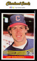 1984 Donruss #635 Lary Sorensen