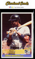 1984 Donruss #637 Omar Moreno
