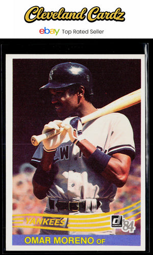 1984 Donruss #637 Omar Moreno