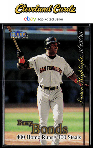 1998 Fleer Tradition Update #U4 Barry Bonds