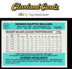 1984 Donruss #641 Denny Walling