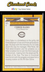 1989 Donruss #4 Chris Sabo
