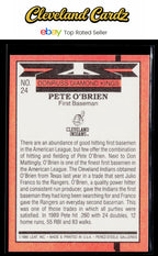 1990 Donruss #24 Pete O'Brien