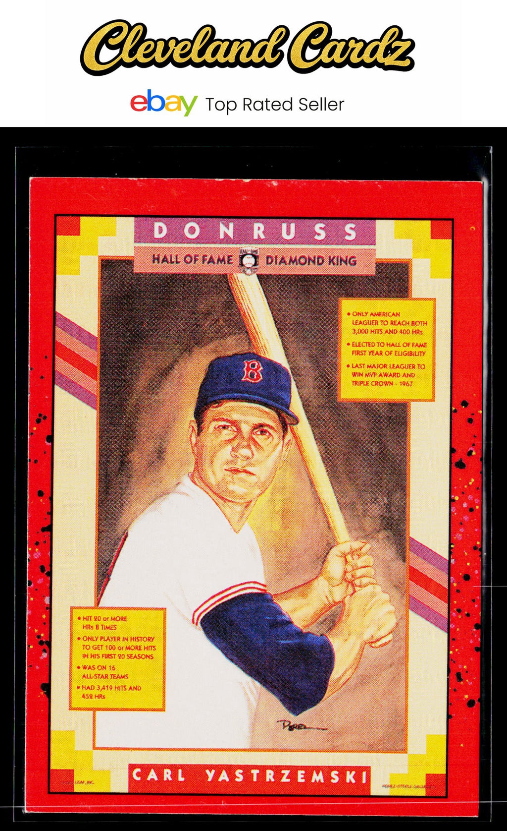 1990 Donruss #588c Carl Yastrzemski