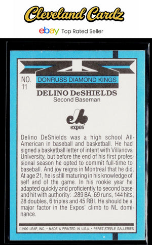 1991 Donruss #11 Delino DeShields