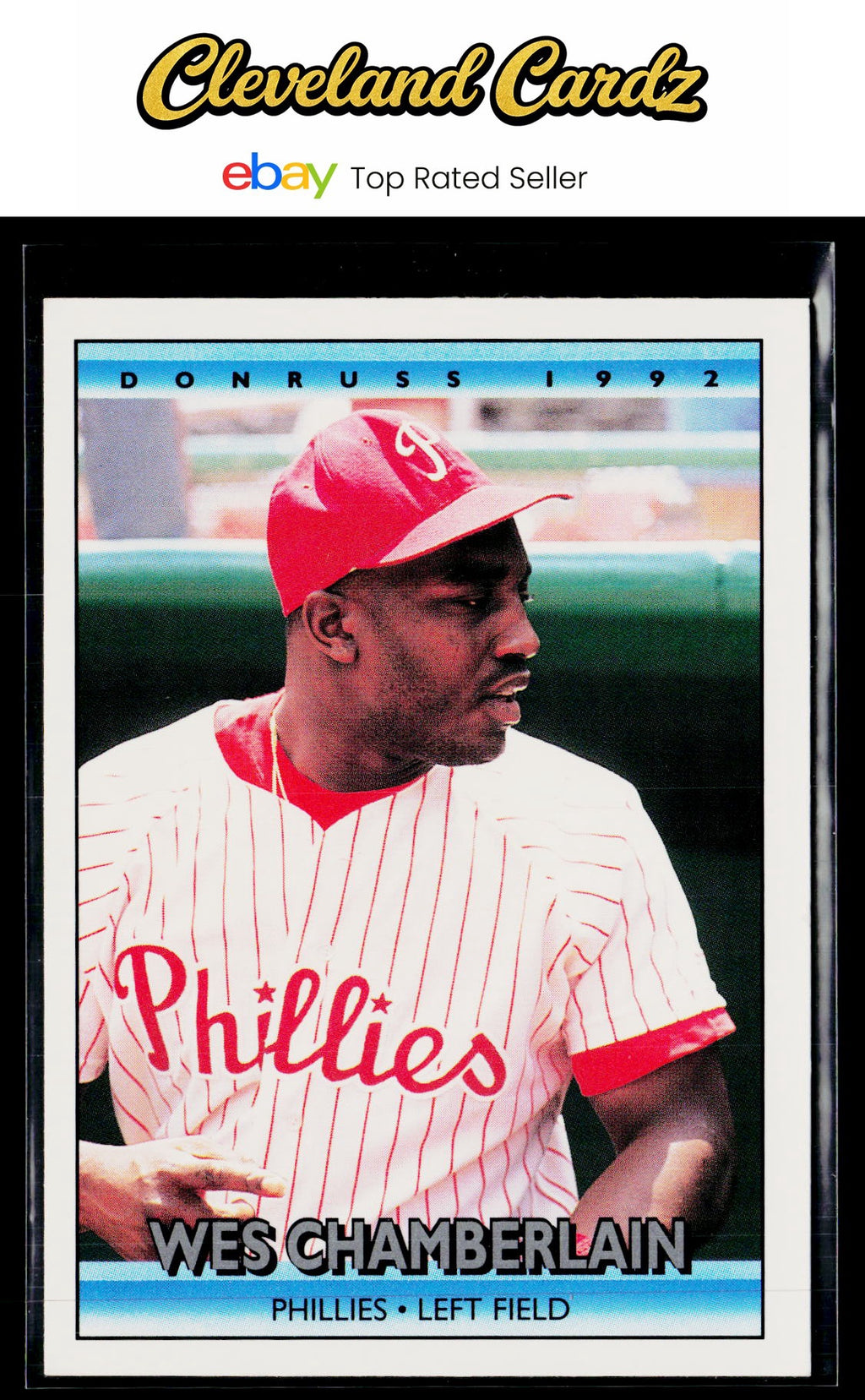 1992 Donruss #384b Wes Chamberlain