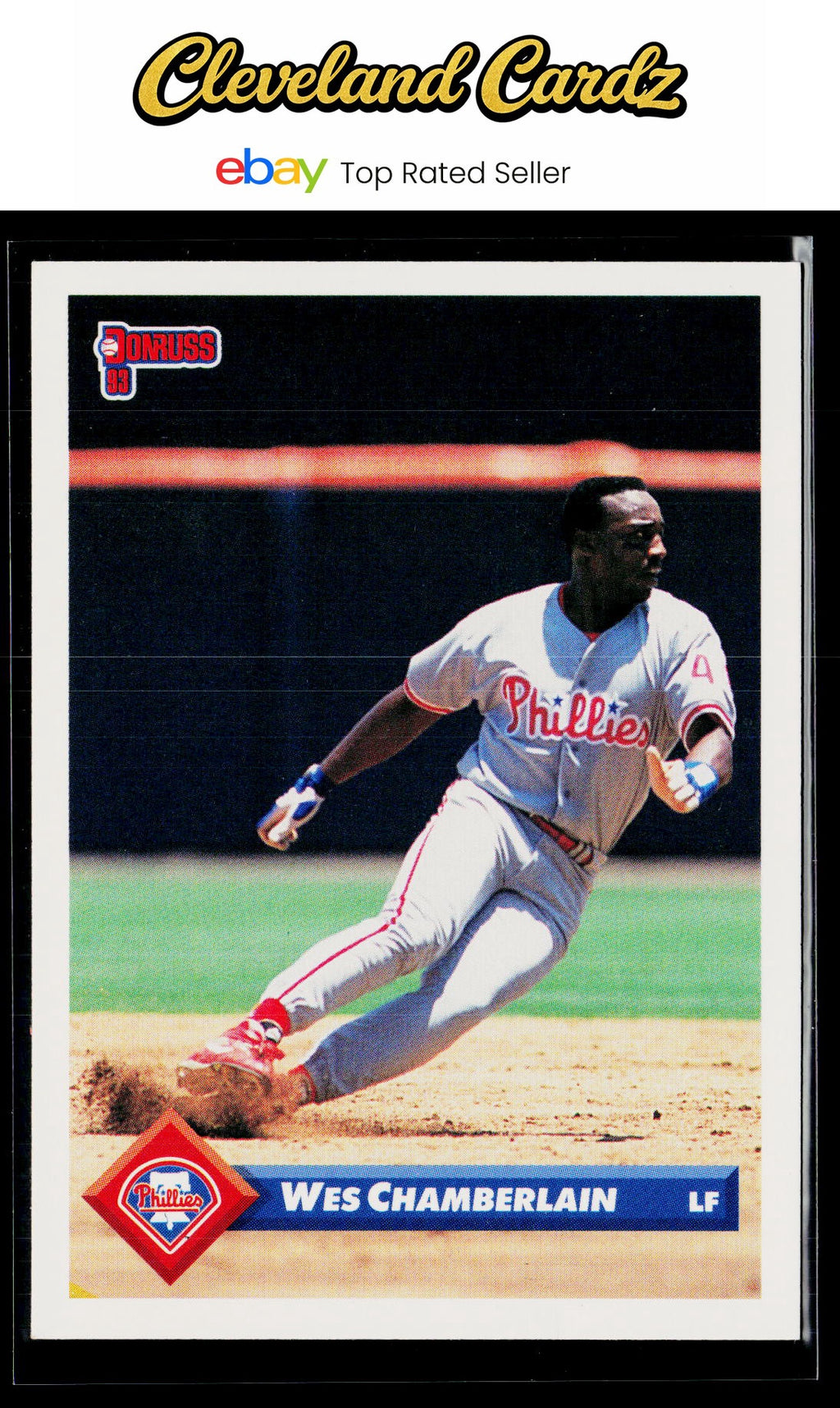 1993 Donruss #304 Wes Chamberlain