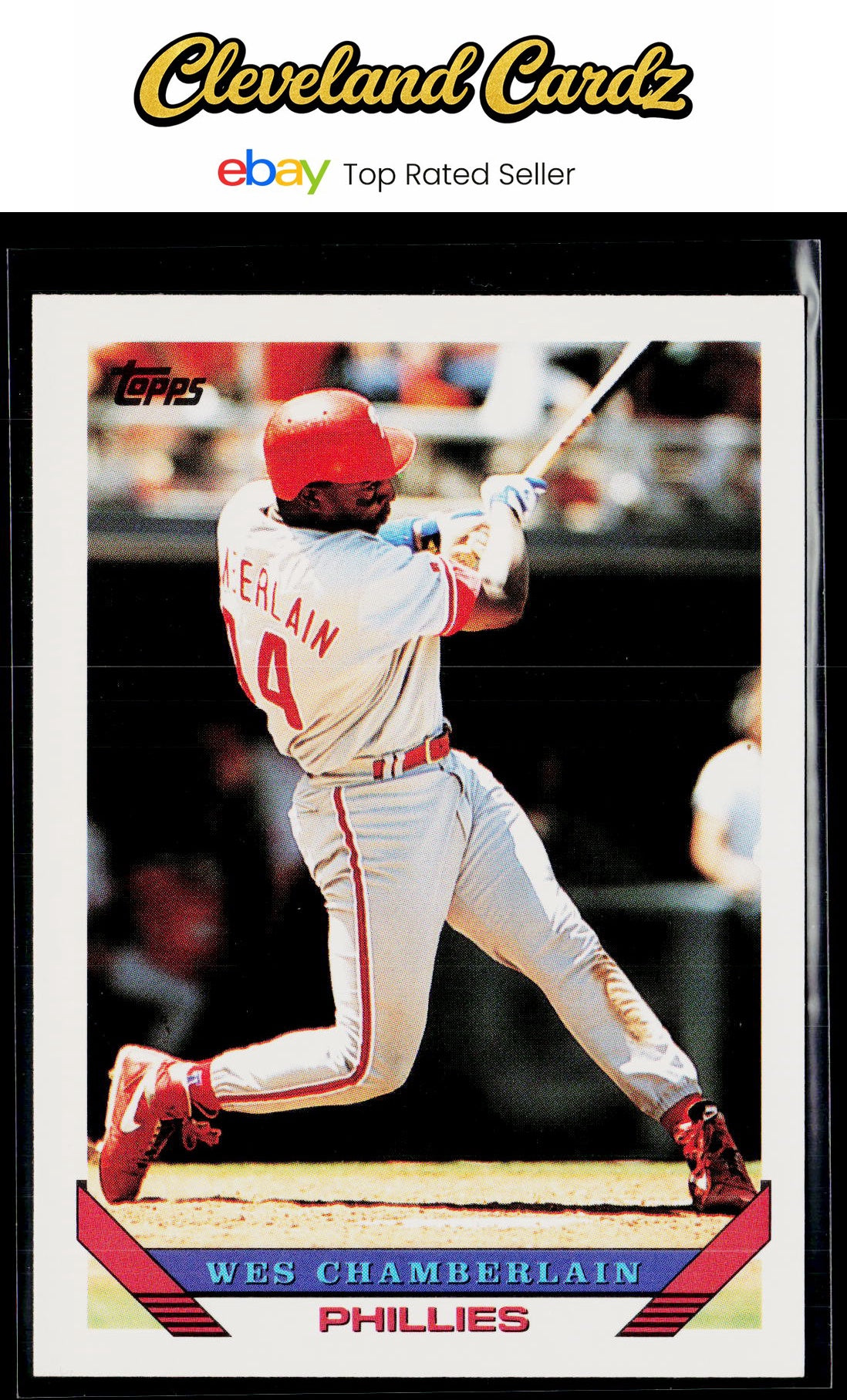 1993 Topps #154 Wes Chamberlain