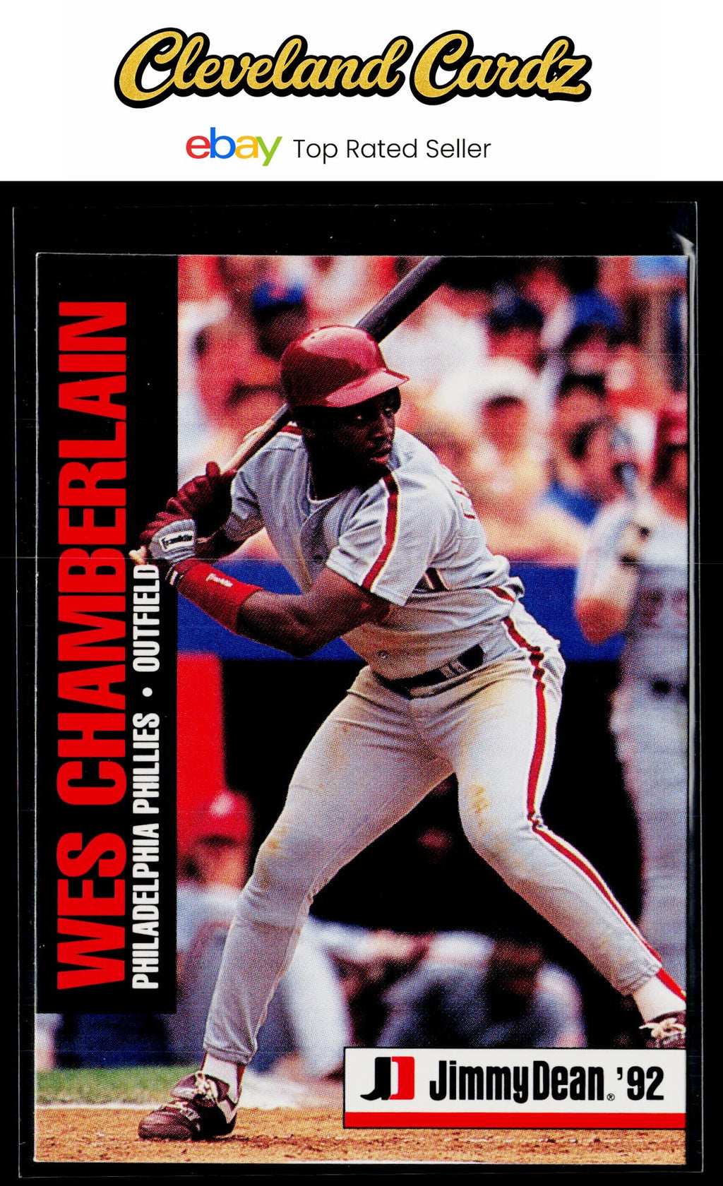 1992 Jimmy Dean #17 Wes Chamberlain