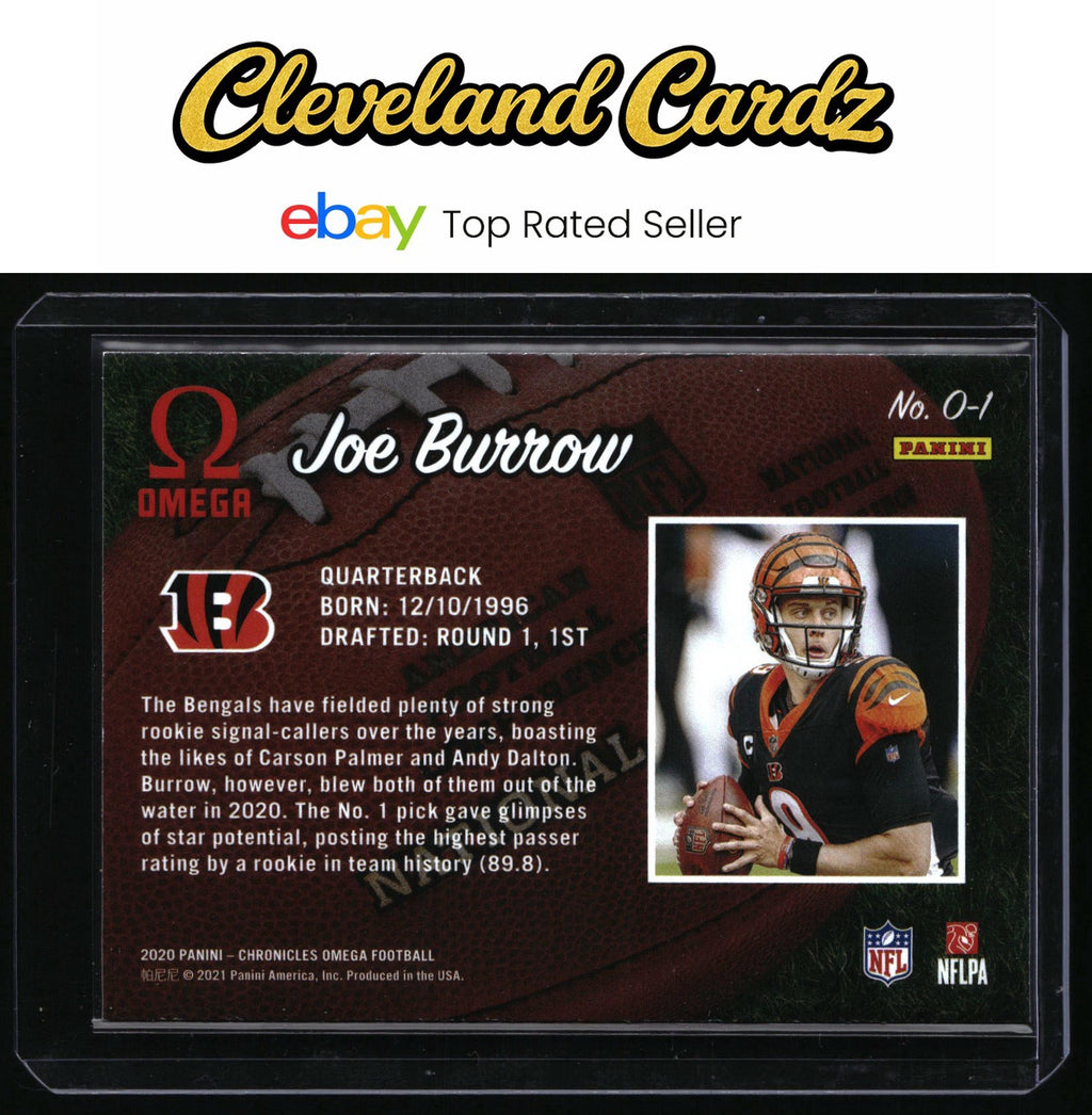 2020 Panini Chronicles #O-1 Joe Burrow Omega RC
